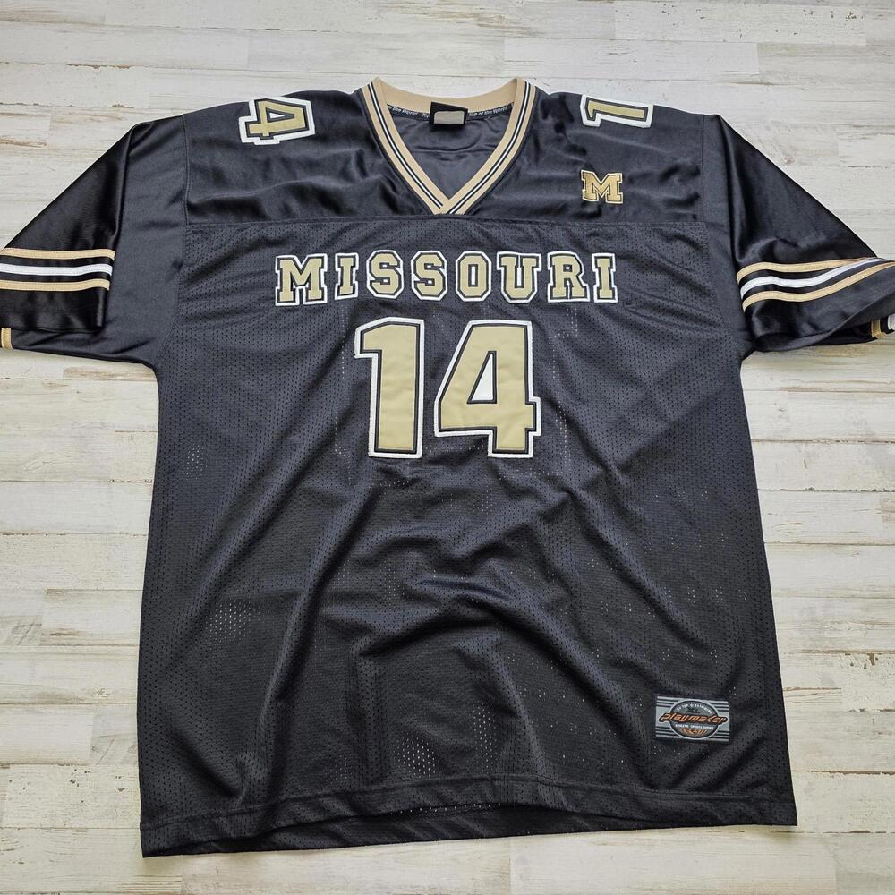 VTG Top Of The World Football Jersey Men's XL Missouri Tigers Mizzou Embroidered